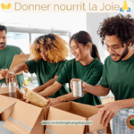 Donner nourrit la joie